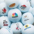 Golf balls and tees with your name on them