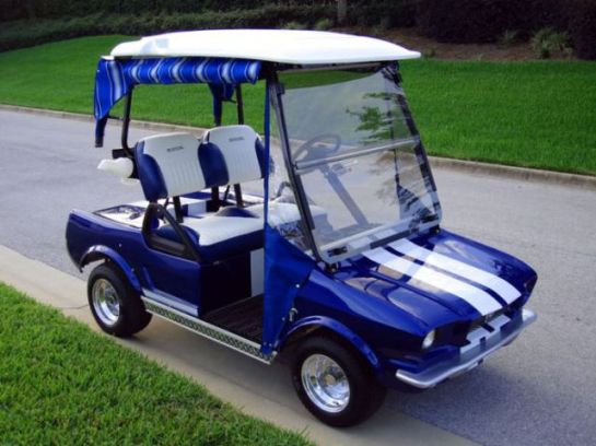 Shelby Mustang Golf Cart