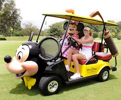 Micky Mouse Golf Cart 