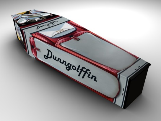 Golf Bag Coffin - Dunngolffin Coffin
